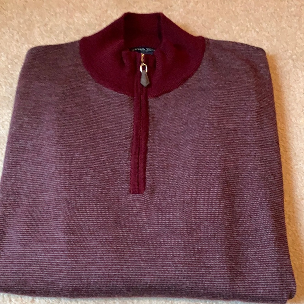 Peter Millar Collection Quarter Zip Sweater
